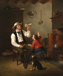 Le moulin à vent, 1858